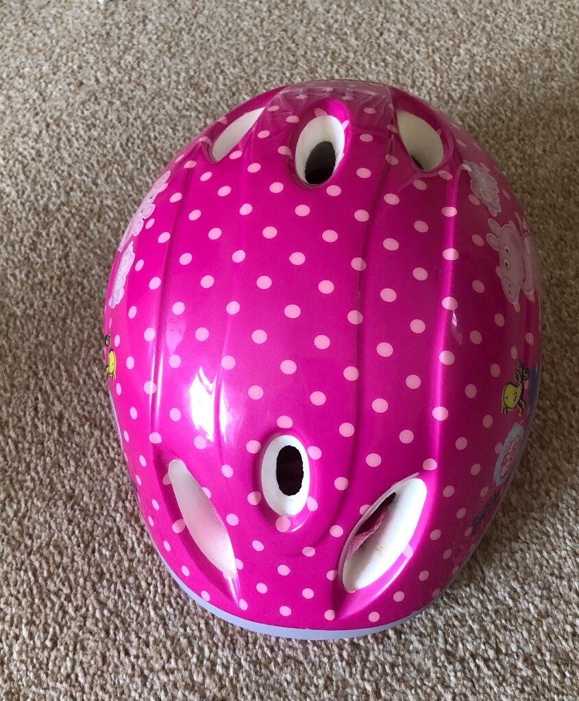 peppa pig cycle helmet